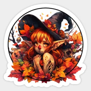 Fall Fairy 02 Sticker